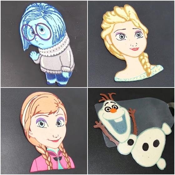 유튜브 채널 '타이거토마토'는 캐릭터 모양 팬케이크를 만들고 있다./유튜브 'TigerTomato' 채널 갈무리