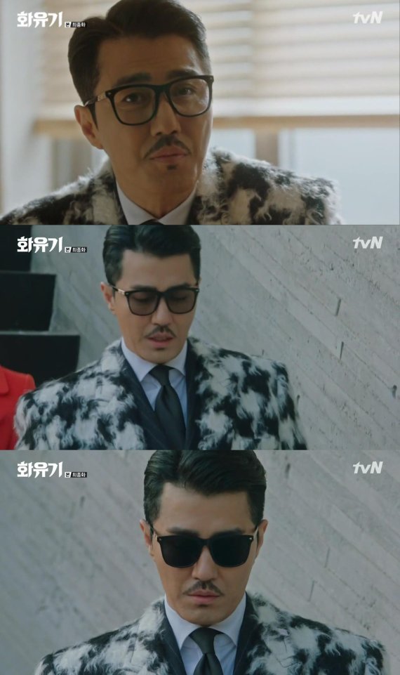 에실로코리아가 지난 4일 방영된 드라마 화유기에 변색렌즈 트랜지션스를 협찬했다. 배우 차승원이 트랜지션스를 착용한 모습.