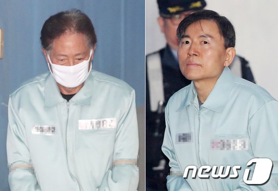 최종흡 전 국정원 3차장(왼쪽)과 김승연 전 대북공작국장/사진=뉴스1