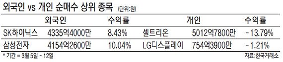 발빠른 외국인, 반도체로 수익