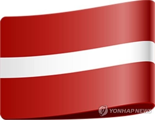 라트비아 국기. 연합뉴스