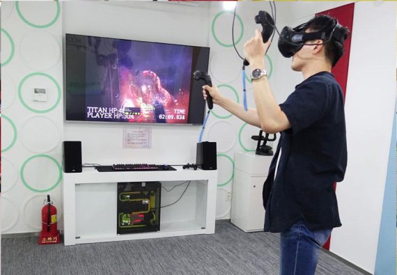 주연테크의 가상현실(VR) 게임증 브리즈 잠실새내점