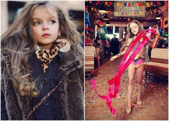 4세 때 중국을 중심으로 세계 누리꾼들을 사로잡은 러시아 소녀 밀라나 쿠르니코바는 어느새 어엿한 9년차 모델로 성장했다./밀라나 쿠르니코바 인스타그램