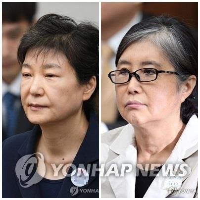 박근혜 전 대통령(왼쪽)과 최순실씨/사진=연합뉴스