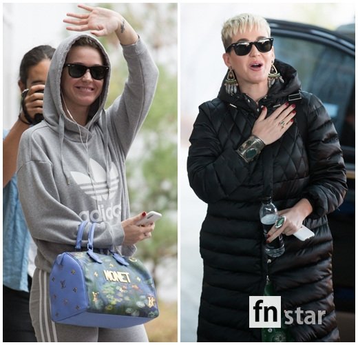 [포토] 케이티 페리(Katy Perry), ‘팝스타의 수수한 입국과 포스 흩날리는 출국~상반된 매력발산’