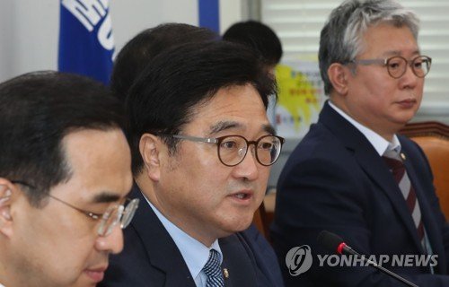 우원식 더불어민주당 원내대표. 연합뉴스 자료사진.