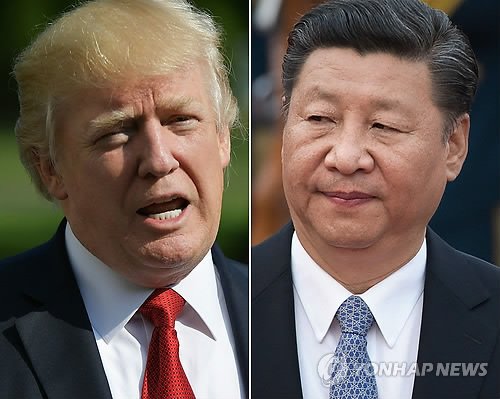 도널드 트럼프 미 대통령(왼쪽)과 시진핑 중국 국가주석. 사진=연합뉴스