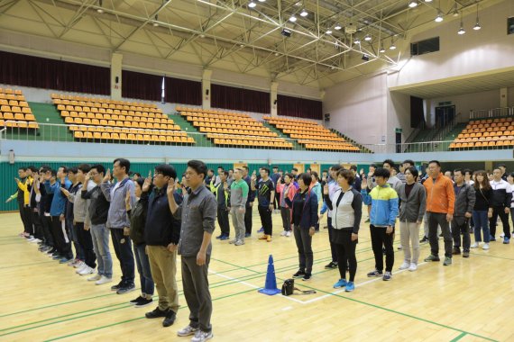 양주시시설관리공단 차장 이상 위드유 캠페인 진행. 사진제공=양주시시설관리공단