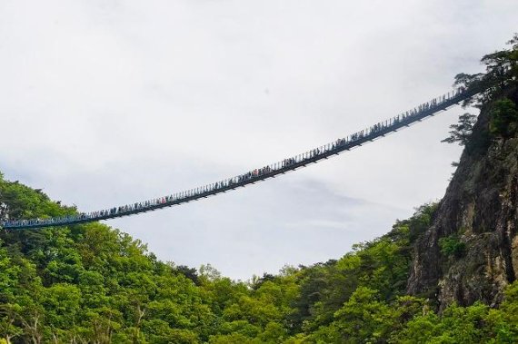 소금산출렁다리 100만 돌파에 서원주IC 교통량 33% 증가