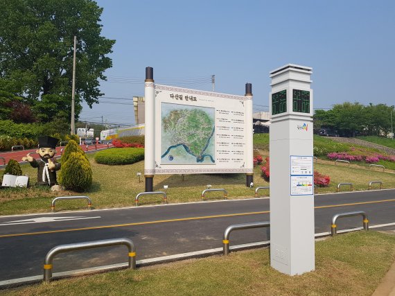 남양주시 ‘미세먼지 신호등’ 등장…야외활동 길라잡이 . 사진제공=남양주시