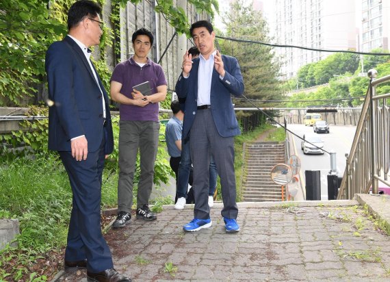 오수봉 하남시장 민원현장 체크 시민호응 ‘쑥쑥’. 사진제공=하남시