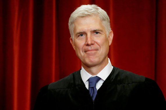 U.S. Supreme Court Justice Neil Gorsuch. REUTERS/Jonathan Ernst/File Photo<All rights reserved by Yonhap News Agency>