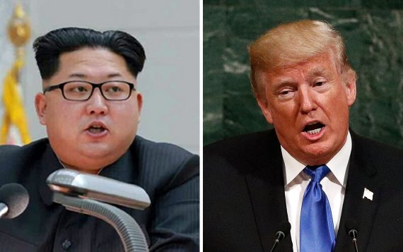 도널드 트럼프 미국 대통령(오른쪽)과 김정은 북한 국무위원장.EPA연합뉴스