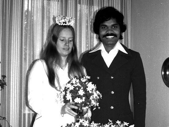 프라듐나 마하난디아와 샬롯 폰 슈드빈 결혼식 [사진=더미러]