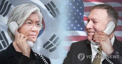 강경화-폼페이오 전화통화... 북미 회담 협의 계속 공유