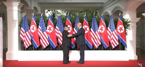 [북미회담]트럼프 "회담 성공" 김정은 "모든것 이겨내" 산뜻한 출발