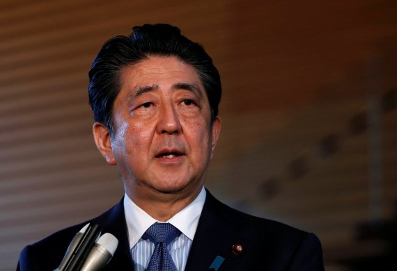 아베 신조 일본 총리.로이터연합뉴스