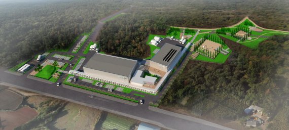 제주 저지문화지구 내 다목적 실내 스튜디오 건립 설계 공모당선작 투시도. [제주도 제공]