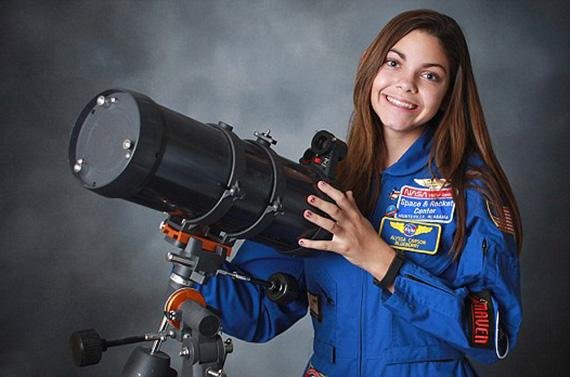 화성 탐사 꿈꾸는 17세 소녀 우주비행사