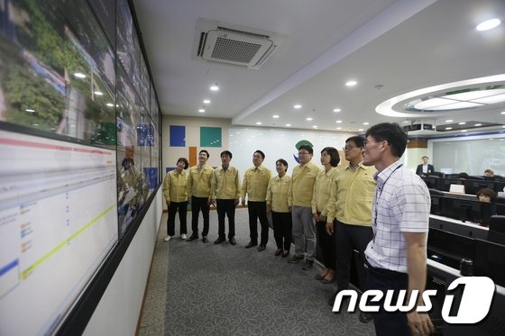 울산 북구 CCTV 통합관제센터 /사진=뉴스1