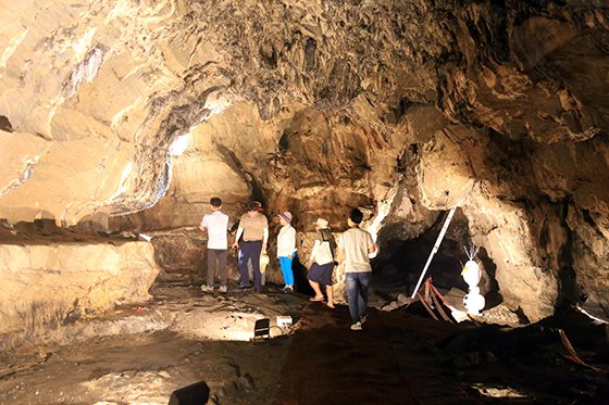 일년내내 평균기온 10도를 유지하는 광천동굴은 평창 더위사냥축제 기간에만 개방된다.