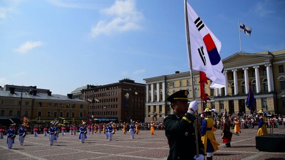 세계 군악대와 어깨 나란히... 국방부, 핀란드 하미나 국제 군악제 참가