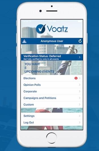 미국 웨스트버지니아주가 모바일 투표에 활용할 '보츠' 애플리케이션(앱) /사진=보츠 홈페이지