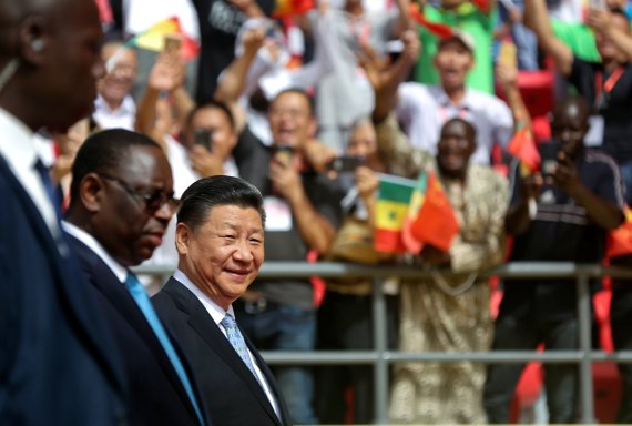 지난 7월 아프리카 순방 중 세네갈을 방문한 시진핑 중국 국가주석. ● 연합뉴스