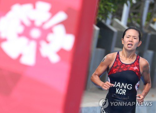 [아시안게임] 한국, 대회 마지막 경기 트라이애슬론서 은메달