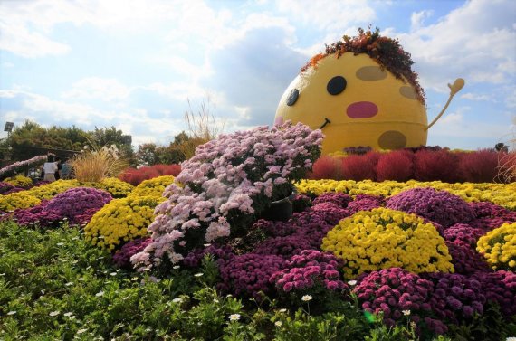 2017 고양가을꽃축제-보름달정원. 사진제공=고양국제꽃박람회