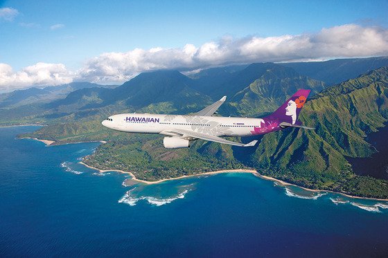 하와이안항공 항공기 모습.