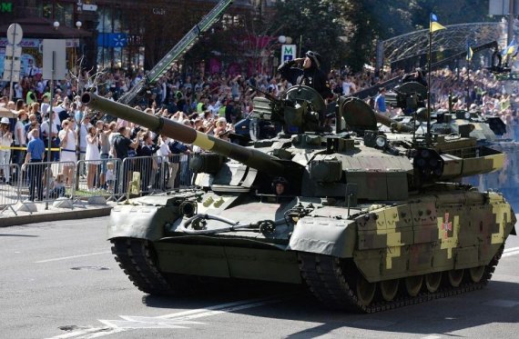 ▲ 우크라이나 'T-84 야타간' 전차