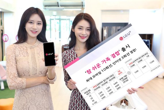 LG U+ '참 쉬운 가족 결합' 요금제 출시