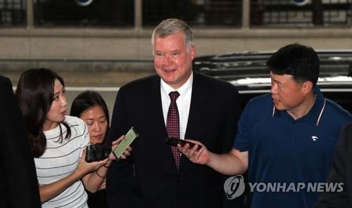 스티브 비건 미국 국무부 대북정책특별대표. 연합뉴스