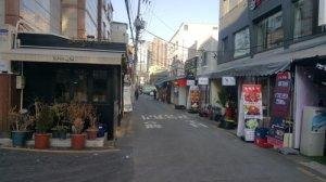 샤로수길 모습.