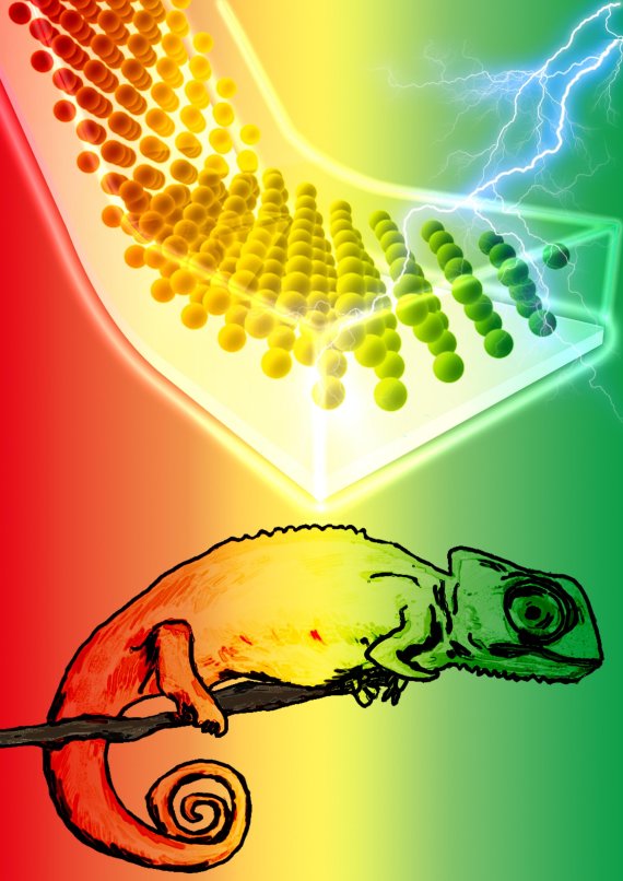 카멜레온처럼, 전기로 색이 변하는 전고체 소재 개발