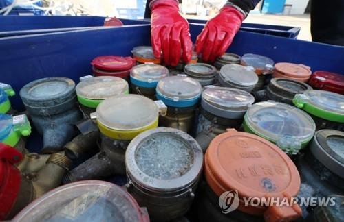 서울 올겨울 첫 '계량기 동파' 신고, 하루 34건