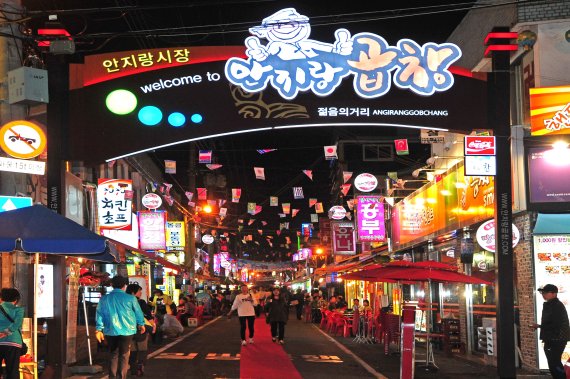 대구 안지랑곱창골목&middot;앞산카페거리,&nbsp;한국관광의 별 선정