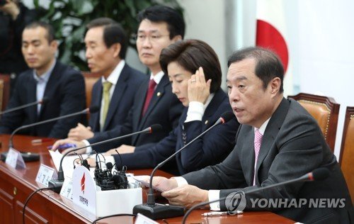 김병준 자유한국당 비상대책위원장. 연합뉴스 자료사진.