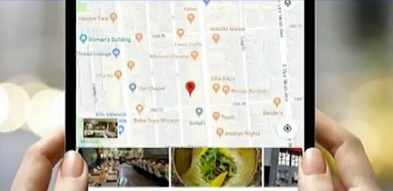 삼성전자의 폴더블폰 시제품을 펼친 화면 예시(출처: 삼성전자)