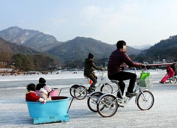 포천 썰매축제 대야썰매. 사진제공=포천시