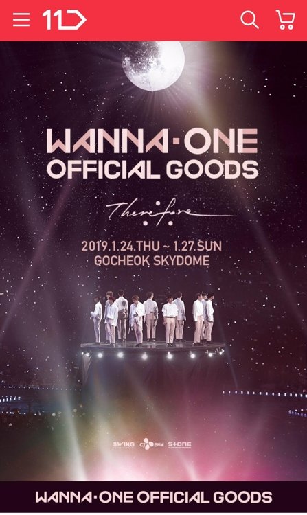 11번가, 워너원 마지막 콘서트 굿즈 단독 판매