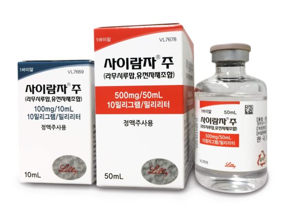 한국릴리 ‘사이람자’, 대장암·비소세포폐암 2개 적응증 확대