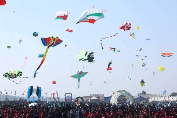 리기태 단장 한국국가 연날리기 대표단 인솔 제30회 인도구자라트국제연축제 참가