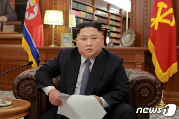 김정은 북한국무위원장. (노동신문) 2019.1.1/뉴스1