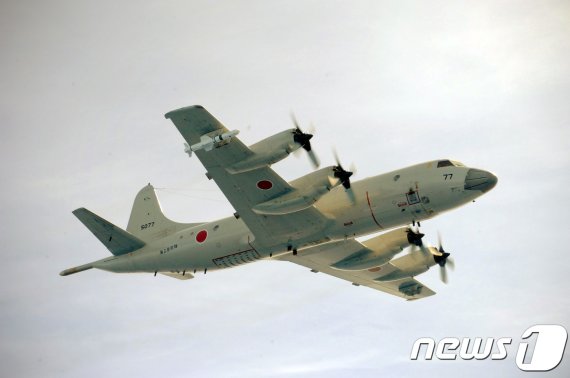 일본 해상자위대가 운용 중인 P-3C 초계기 (출처=해상자위대 홈페이지) © 뉴스1