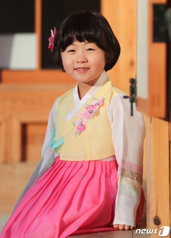 영화 '말모이' 박예나 한복인터뷰 / 뉴스1 © News1 허경 기자