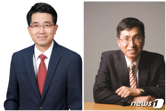 현택환 나노입자연구단장(왼쪽, 공동 교신저자), 성영은 나노입자연구단 부연구단장(공동 교신저자)© 뉴스1