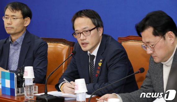 박주민 더불어민주당 사법농단세력 및 적폐청산 대책위원장. 2019.1.31/뉴스1 © News1 민경석 기자