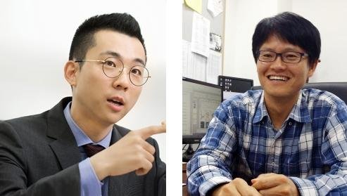UNIST 에너지 및 화학공학부의 이현욱(왼쪽)와 김영식 교수 /사진=UNIST